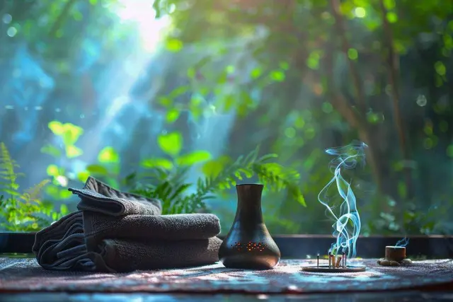 Garden dining and retreat atmosphere